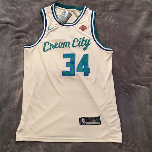 34 cream city jersey